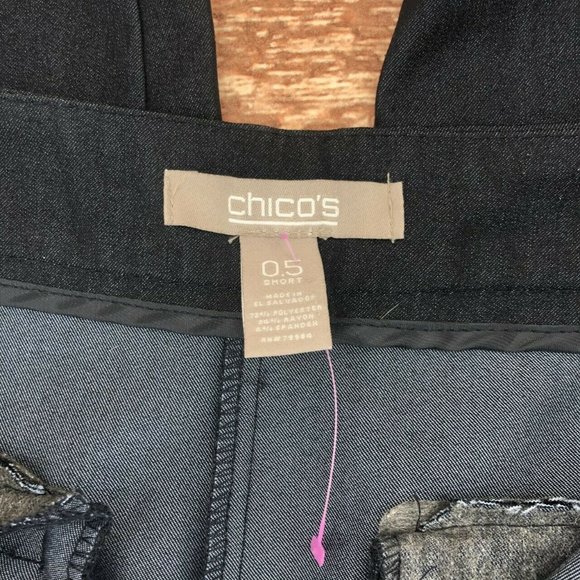 Chico's Straight Leg Dress Pants Slacks Sz 0.5/S/6 - Picture 5 of 6